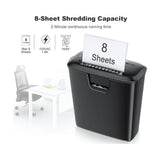 Flamingo 8 Sheet Capacity Strip Cut paper shredder model FPS-990