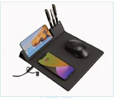 FOLDABLE WIRELESS-CHARGING MOUSE PAD PEN HOLDER
