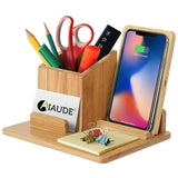 3 IN 1 FAST WIRELESS CHARGER WITH PHONE & PEN HOLDER