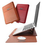 LEATHER LAPTOP STAND BAG